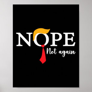 Affiche Trump Biden Democrat Election Américaine Pas Encor