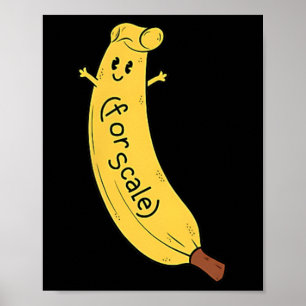 Affiche Trump C'est la banane (pour l'échelle) drôle 1