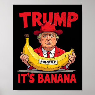 Affiche Trump C'est Nana (pour l'échelle) Mème amusant 1