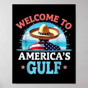 Affiche Trump Chemise Golfe Des États-Unis Amérique Chemis