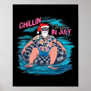 Affiche Trump Chillin Noël Drôle En Juillet Été 2024