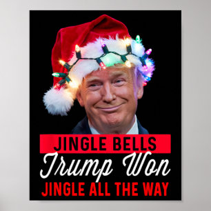 Affiche Trump Christmas Shirt Jingle Bells Funny Trump Won