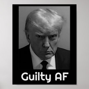 Affiche Trump coupable Af