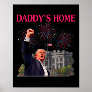 Affiche Trump Daddys Accueil Au Cours De Laquelle Joe Bide