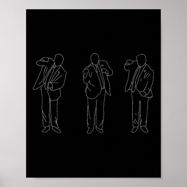 Affiche Trump Dance Funny (Devant)