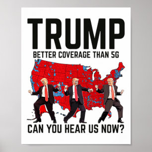 Affiche Trump Dance Meilleure Couverture Que 5g Pouvez-Vou