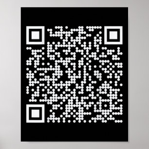 Affiche Trump Dance Qr Funny President Dance Code (retour)