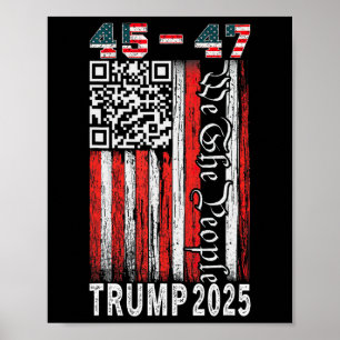 Affiche Trump Dance Troll Qr Drôle Président Trump Dance C