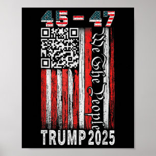 Affiche Trump Dance Troll Qr Drôle Président Trump Dance C