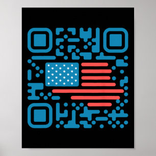 Affiche Trump Dance Troll Qr Drôle Président Trump Dance C