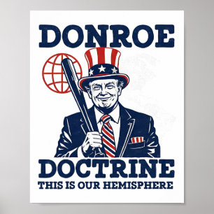 Affiche Trump Doctrine Monroe C'est Notre Hémisphère 