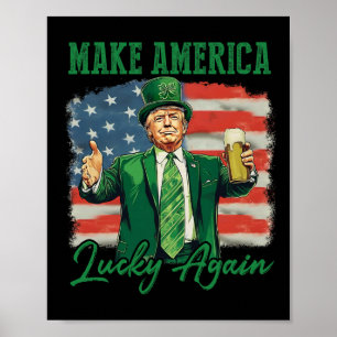 Affiche Trump donne de nouveau de la chance à l'Amérique p