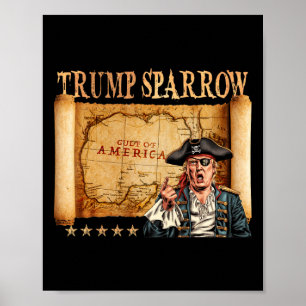 Affiche Trump Drôle Renomme L'Humo Politique Du Golfe Du M