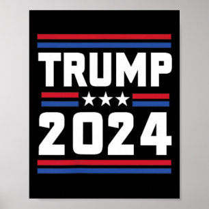 Affiche Trump Drôle Trump 2024 Condamné Felon