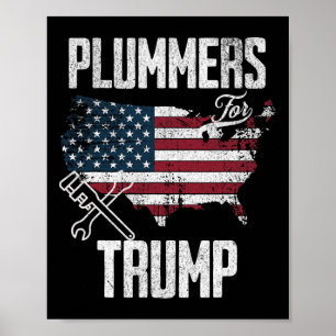 Affiche Trump Election Fun 45 47 Drapeau américain