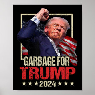 Affiche Trump Élections 2024 Dépouille Pour Trump Vote Tru