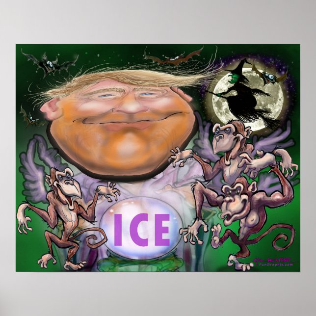 Affiche Trump en tant qu'Oz (Devant)