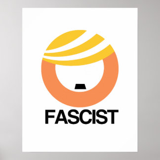Affiche Trump est un fasciste