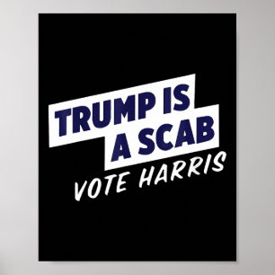 Affiche Trump est un poignet - Vote Harris 2024 2