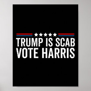 Affiche Trump Est Un Président De La Scab Harris Wheimer 2