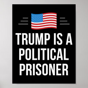 Affiche Trump est un prisonnier politique -