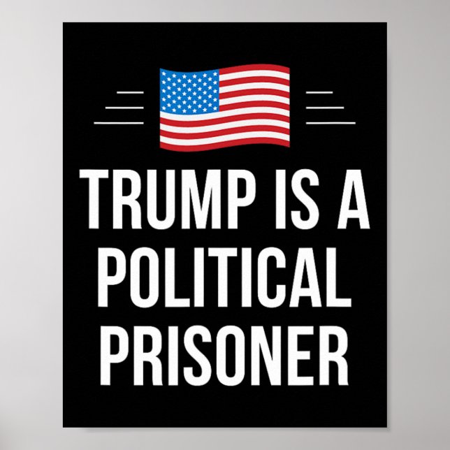 Affiche Trump est un prisonnier politique -  (Devant)