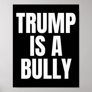 Affiche Trump est un tyran anti-Trump, féministes, pro-imm