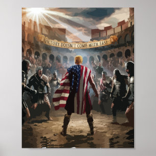 Affiche Trump et l'affiche du gladiateur
