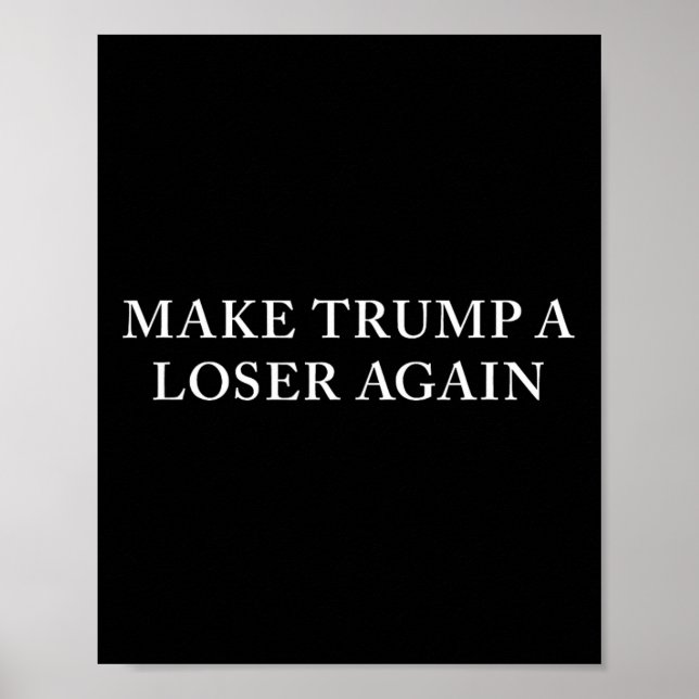 Affiche Trump et le perdant à nouveau (Devant)
