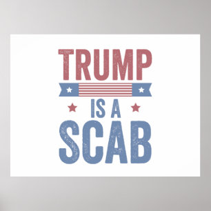 Affiche Trump et les États-Unis face à une victoire électo