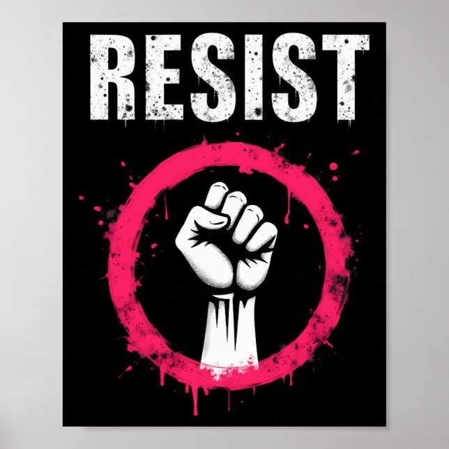 Affiche Trump et mon président ne résistent pas d'abord (Devant)