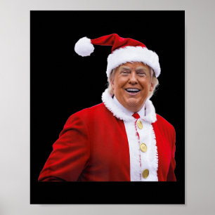 Affiche Trump et Père Noël Trump