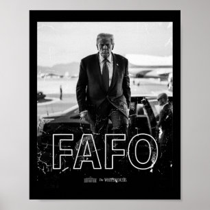 Affiche Trump Fafo Drôle Fafo Trump Président Trump 