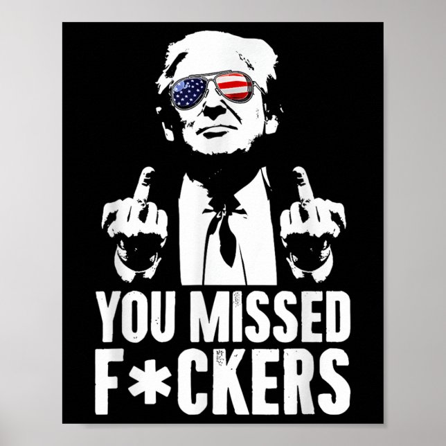 Affiche Trump Fight Fight Fight (Devant)