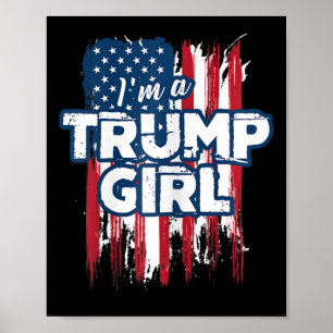 Affiche Trump Fille Trump Pro Président Donald Trump Supp
