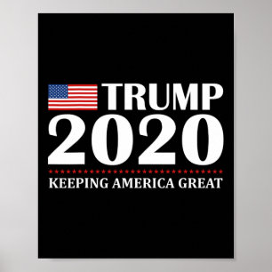 Affiche Trump Garde l'Amérique Grande- Drôle Trump