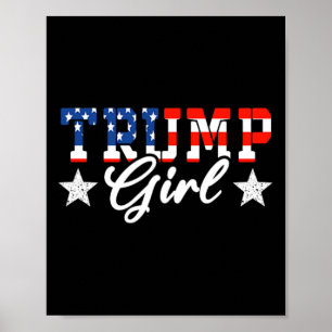 Affiche Trump Girl (on Ck) Trump Girl No excuses Mega Me