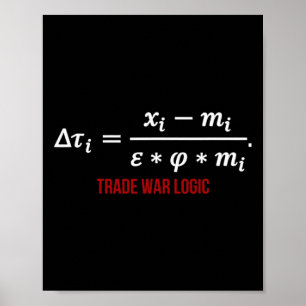 Affiche Trump Global Formule Réciproque Tarifs - Ta