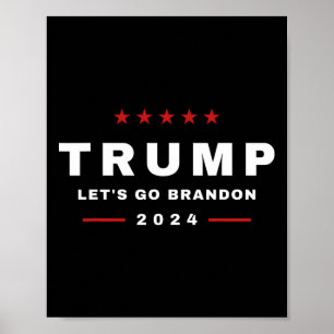 Affiche Trump Go Brandon 4 juillet Maga Tee 2024