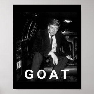 Affiche Trump Goat cadeau républicain conservateur Trump 2