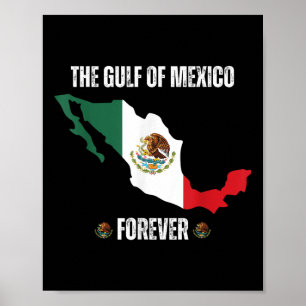 Affiche Trump Golfe Du Mexique Pour Un Gu Libéral Anti-Tru