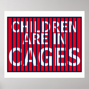 Affiche Trump GOP ICE DHS Immigrant Children in Cages