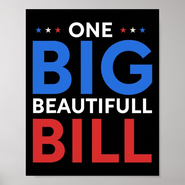 Affiche Trump Grande Facture Une Grande Belle Facture Drôl (Devant)