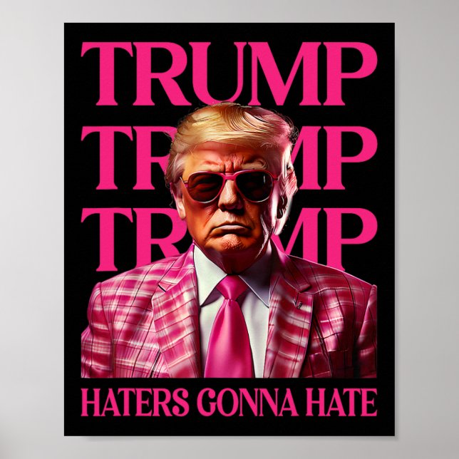 Affiche Trump Haters Gonna Hate  (Devant)
