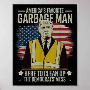 Affiche Trump Jour des ordures Le 5 novembre