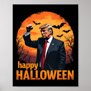 Affiche Trump Joyeux Halloween Trump Vance Usa Trump Hallo