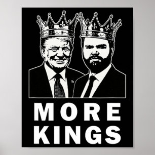Affiche Trump King Fête Patriotique De L'Indépendance Du 4