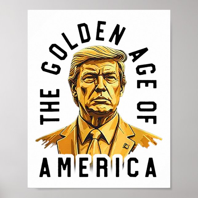 Affiche Trump L'Âge D'Or De L'Amérique  (Devant)
