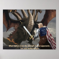 Trump, le chevalier qui combat l'affiche de l'hydr