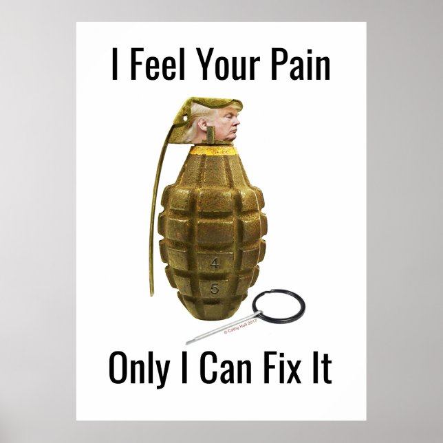 Affiche Trump, le communicateur en chef de l'archivage (Devant)